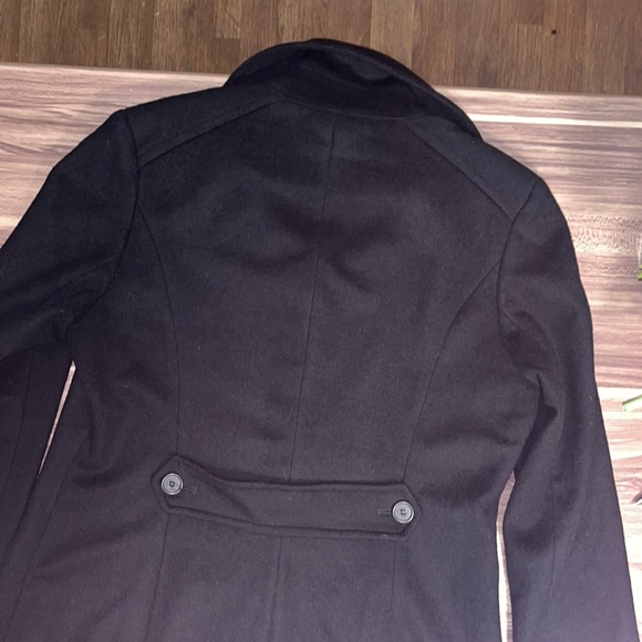 Ralph Lauren black wool pea coat - Picture 3 of 8